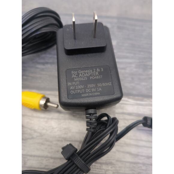 Super Nintendo SNES Power Supply AC Adapter Cord Official OEM SNS-002 & AV Cable - Picture 3 of 11